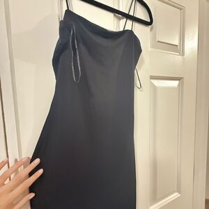Elegant Strapless Black Dress